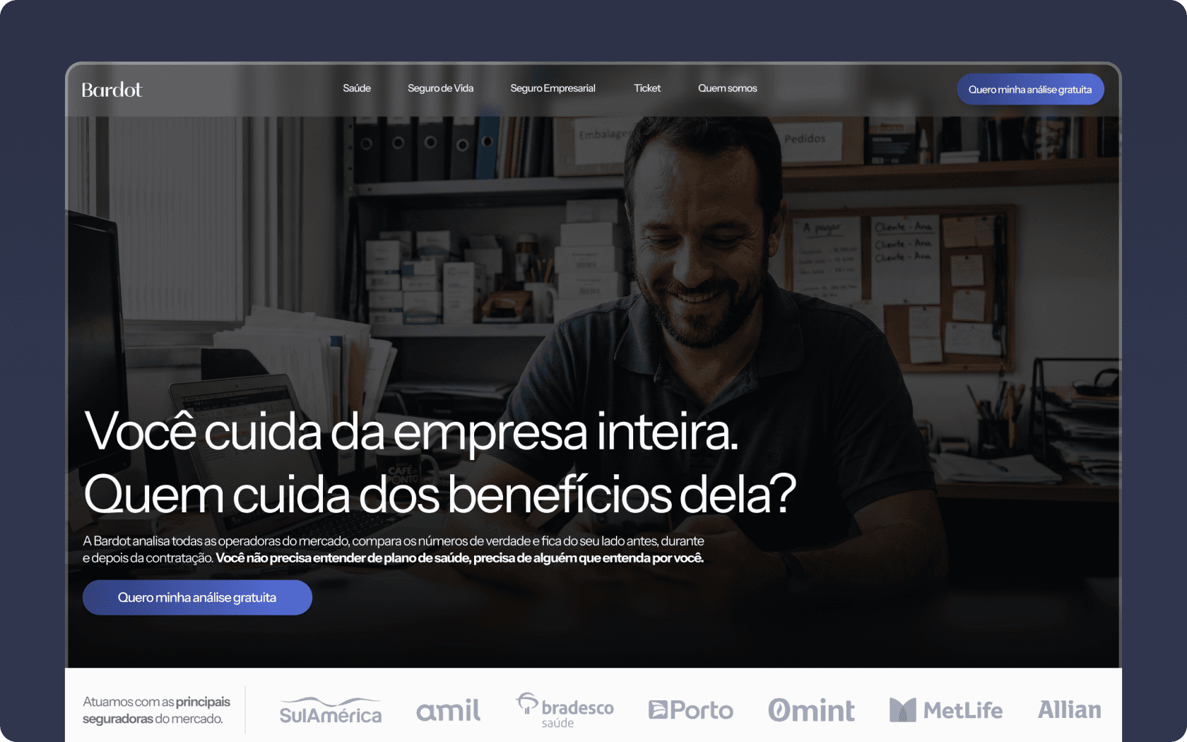 Cover do projeto Bardot Consultoria